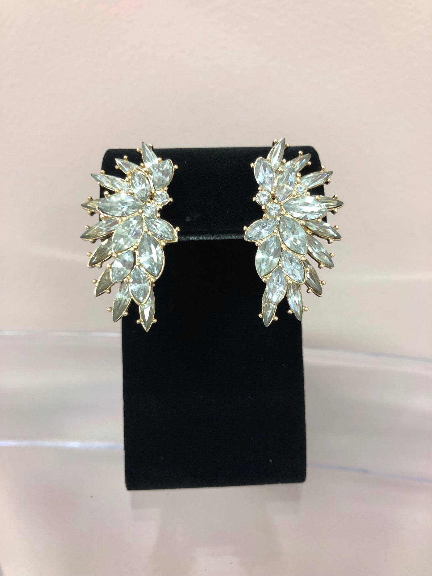 Crystal Wing Earrings, , mouth-of-the-south-psf.myshopify.com, Mouth of the South PSF